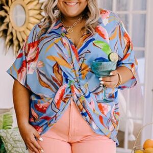 Umgee + MAI TAIS AND TIKIS SATIN TOP